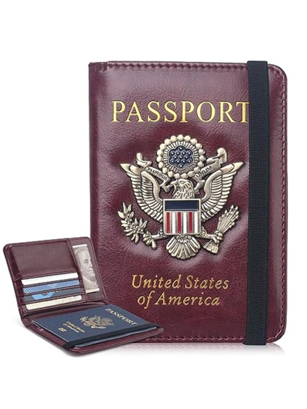 Holder for Travel Women Men Wallet RFID Blocking US
